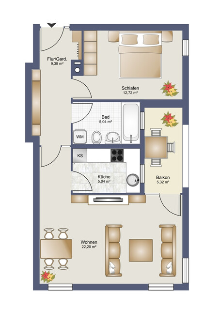 Starter-Wohnung wartet auf Sie!