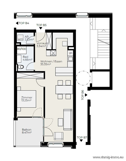 Förderfähige Neubauwohnung in Rankweil – Erstbezug ohne Provision | Haus B - TOP 5