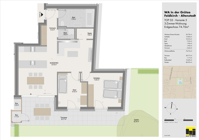 3-Zimmer-Gartenwohnung