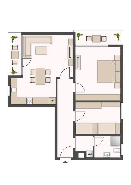 Vollständig modernisierte 3-Zimmerwohnung mit 2 Balkonen in zentraler Lage in Dornbirn zu vekaufen!