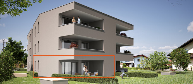 2 Zimmer-Gartenwohnung EG in Rankweil, Top 02