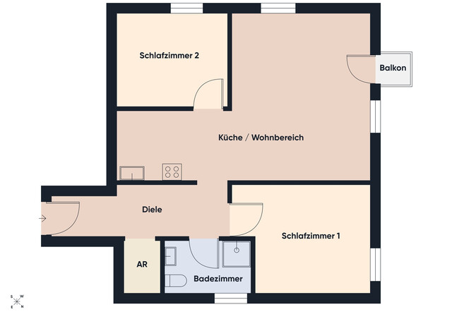 3-Zimmer-Wohnung mit Potenzial | Carport & Garten inklusive