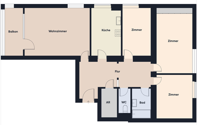 Familienwohnung gesucht? Schnell sein - lohnt sich!