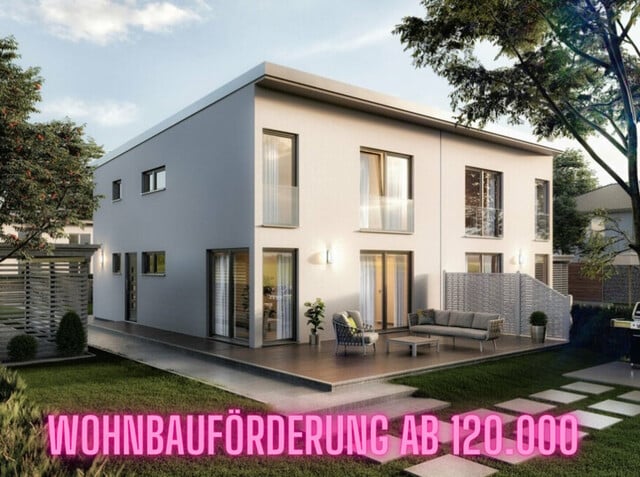 Neues Zuhause in Vorarlberg - Doppelhaushälfte mit Garten, Terrasse & Erstbezug! Min 120.000 Wohnbauförderung. (Haus B - Rechts)