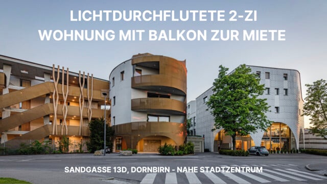 Lichtdurchflutete 2-ZI Wohnung mit Balkon zur Miete