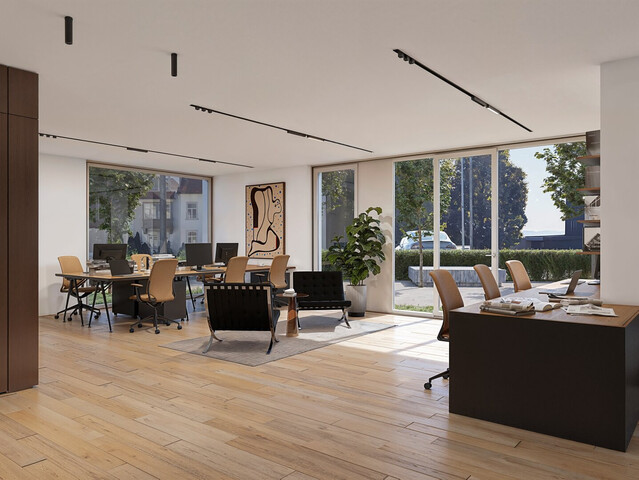 Attraktives Büro für Startups oder Dienstleister: 50 m2 im neuen Geschäfts- und Wohnhaus "Poststrasse" im Zentrum von Hard