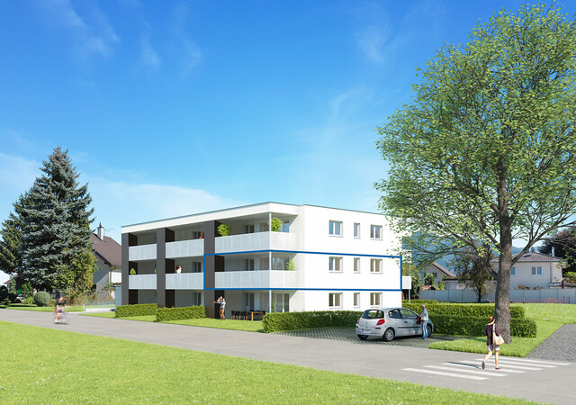 Durchdachte 4-Zi-Wohnung mit optimaler Süd-West Ausrichtung