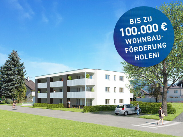 Durchdachte 4-Zi-Wohnung mit optimaler Süd-West Ausrichtung