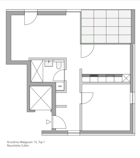 Wohnung in sonniger und ruhiger Lage