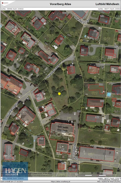 Attraktives Baugrundstück in Lustenau – ca. 589 m² in gefragter Lage