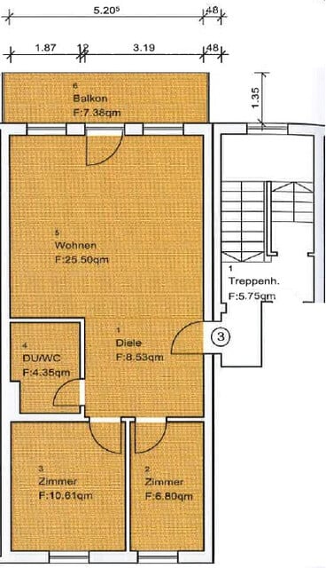 3-Zimmer-Wohnung in historischen Haus in Riezlern
