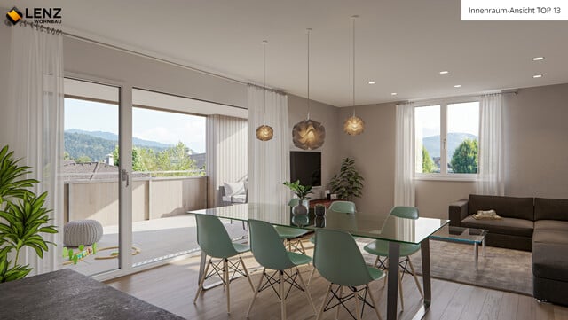 3-Zi-Dachgeschosswohnung TOP 13 in Rankweil, Vorderlandstraße 2