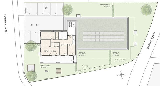 3-Zi-Dachgeschosswohnung TOP 13 in Rankweil, Vorderlandstraße 2