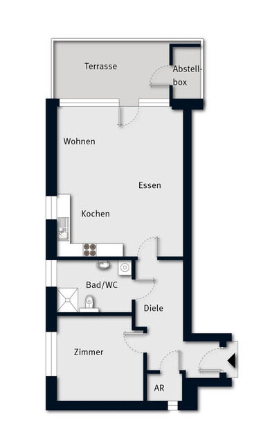 VERKAUFT - Modern und naturnah leben:  2-Zimmer-Wohnung in Koblach