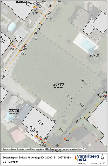 Attraktives Baugrundstück in zentraler Wohnlage von Dornbirn