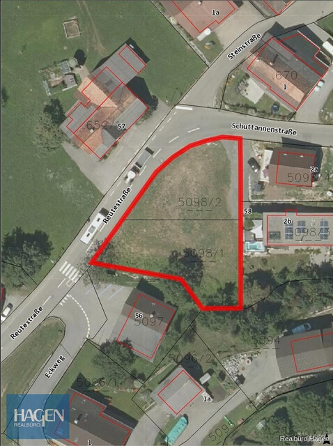 Traumhaft gelegenes Grundstück in Hohenems-Reute