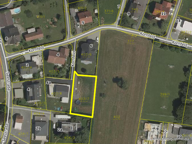 Wunderbares Baugrundstück, sonnig und ruhig gelegen mit 719m² in der Bodenseegemeinde Höchst!