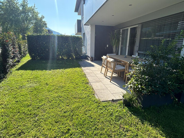 Helle, neuwertige Wohnung mit großer Terasse und Garten in Frastanz ab 1. September 2026 zu vermieten.