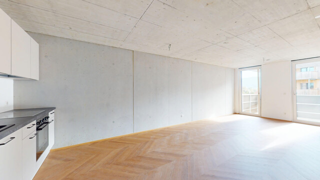 Moderne 2-Zimmer-Neubauwohnung mit Balkon in Hard