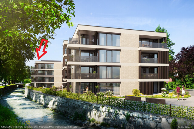 Schöner Wohnen "Am Emsbach"
Neuwertige - 2 Zimmerwohnung mit Terrasse
Haus B - Top 10