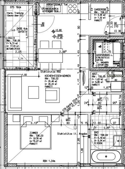 Schöne neuwertige 2-Zimmer-Wohnung in Frastanz - Fellengattner mit Loggia