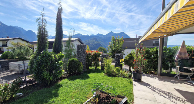 3-Zimmer-Gartenwohnung mit besten Aussichten zu verkaufen