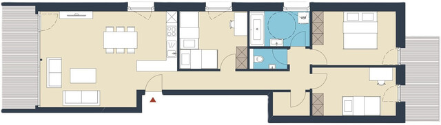 4-Zimmer Dachgeschoss­wohnung mit Balkon zu verkaufen (Top 09)