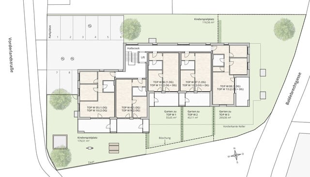 3-Zi-Terrassenwohnung TOP 10 in Rankweil, Vorderlandstraße 2