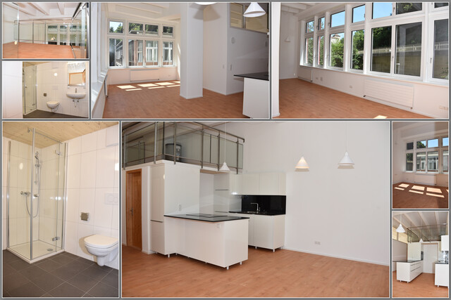 Erstbezug: 2-Zi-Loft Wohnung mit Blick zur Schattenburg
