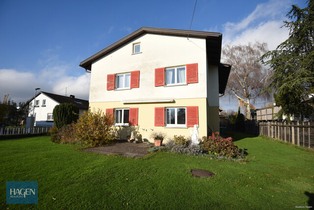 Mehr Platz für Ihre Familie: Einfamilienhaus mit weitläufigem Grundstück (separater Bauplatz) in Fußach!