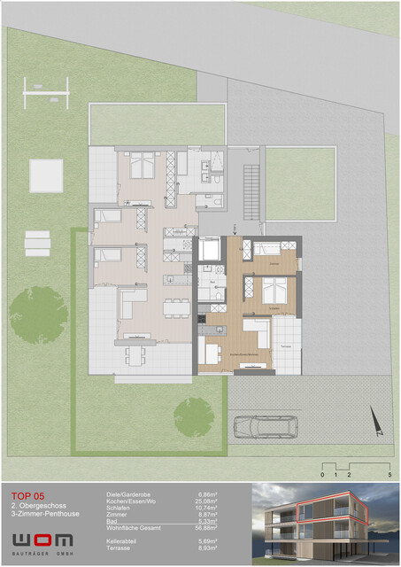 Wohnen am Bodensee - TOP 05 - 3 Zimmer Wohnung