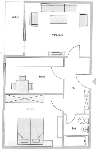 Sonnige 2-Zimmerwohnung mit Balkon in Dornbirn (vermietet bis 31.08.2027)