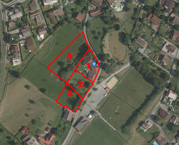 6.817m2 Villa (4 Grundstücke)