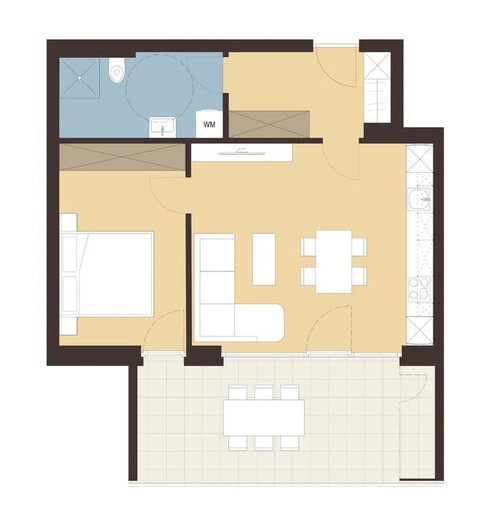 Neuwertige, helle 2 Zimmerwohnung in Top Lage