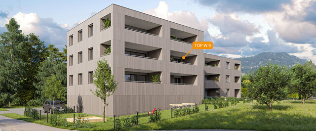 2-Zi-Terrassenwohnung TOP 9 in Rankweil, Vorderlandstraße 2