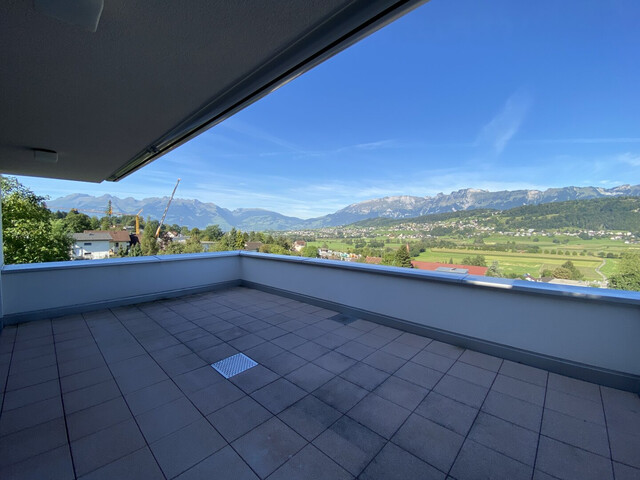 Terrassentraum in Feldkirch-Tisis – 3-Zimmer-Wohnung mit Bergblick