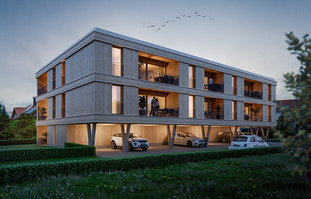 Top geplante 3-Zimmer Terrassenwohnung in ruhiger Lage nahe Messepark (Top 06)