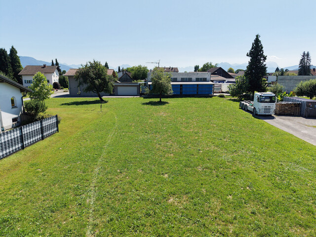 Lustenau: sonniges Baugrundstück in ruhiger Wohnlage mit 725 m² zu verkaufen