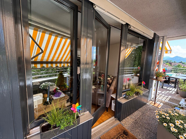 Sonnige Stadtwohnung mit Seesicht und grosser Terrasse, ruhig und zentral