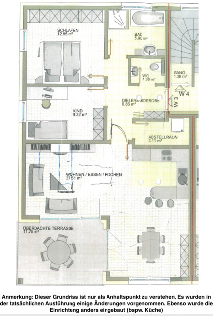 Tolle 3-Zi-Wohnung in 4-Parteien-Haus in Gisingen