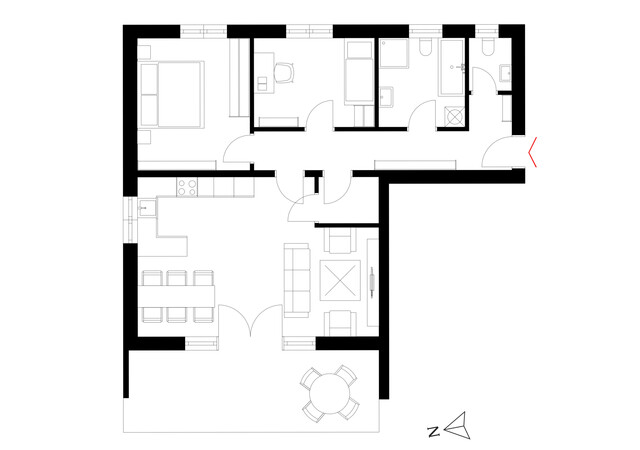Stilvolle Wohnung mit sonniger Terrasse!