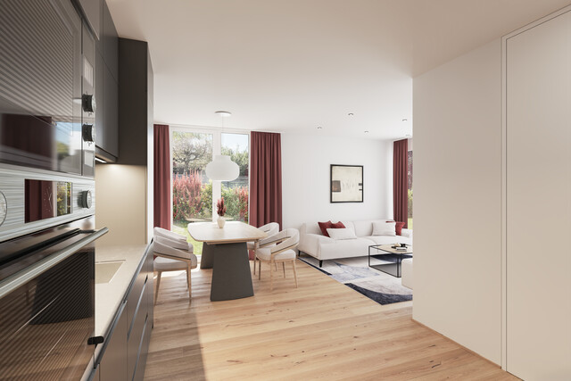 3-Zimmer Neubau Gartenwohnung mit Terrasse, Garten, Keller in Toplage!