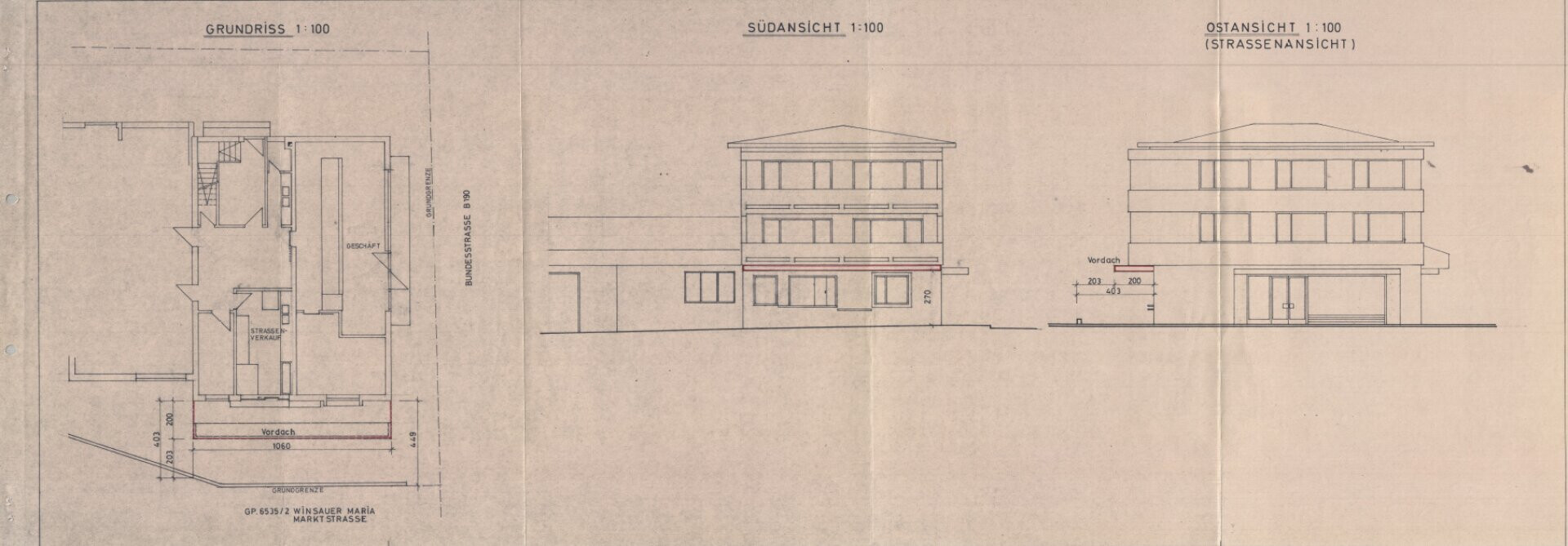 Wohn- und Geschäftshaus mit Entwicklungspotenzial in zentraler Lage von Dornbirn