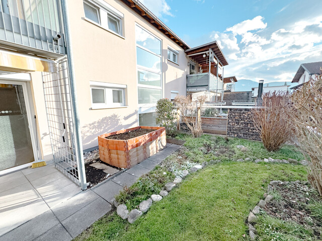 3 Zimmer Gartenwohnung mit Naturnähe - Feldkirch/Gisingen