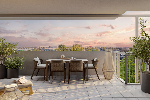 Provisionsfrei: 2-Zimmer Anlegerwohnung mit Südbalkon und Balkon-Kraftwerk