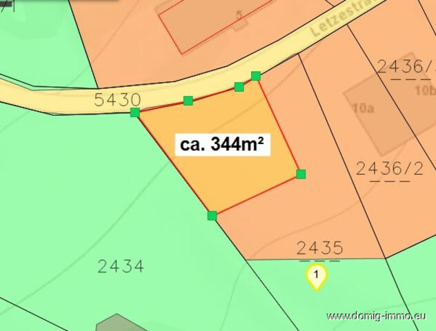 Baugrundstück ca. 344m² mit Bergpanorama in Feldkirch/Frastanz (Letze)!