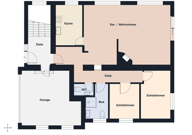 Wohnqualität und Raumvielfalt – gepflegtes Zweifamilienhaus mit Gartenidylle