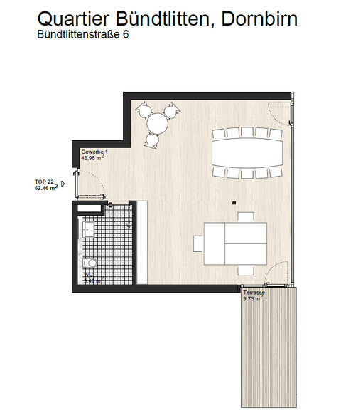 Attraktive Bürofläche in Dornbirn Oberdorf zu vermieten