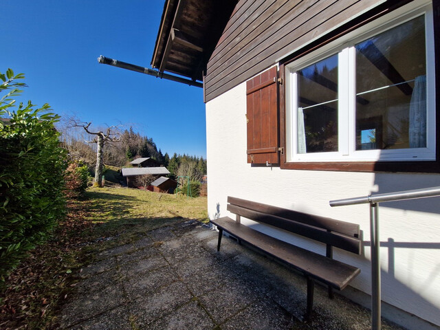 Erholsame Auszeit mit Blick ins Rheintal: Charmantes Ferienhaus in idyllischer Lage