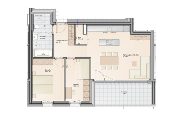Baustart bereits erfolgt! Wohnglück im Dachgeschoss - 3-Zimmer Wohnung